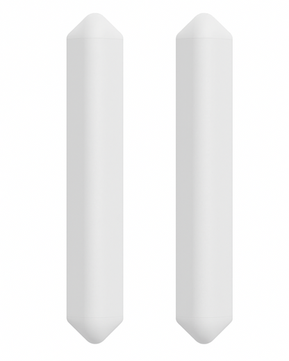 Angled Bed Head Protection Rail - Pair / Flat / 700 / Yellow