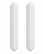 Angled Bed Head Protection Rail - Pair / Flat / 700 / Yellow